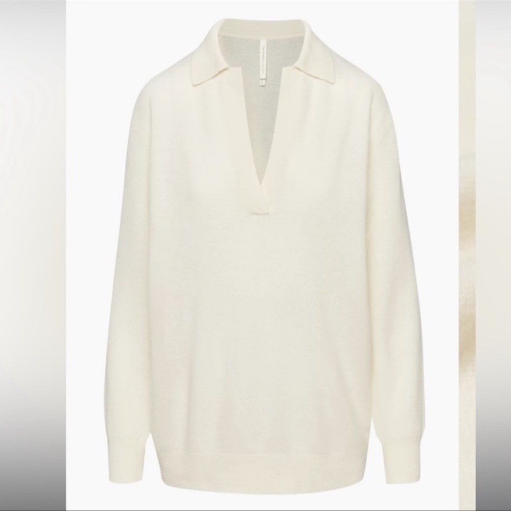 NWT Aritzia - The Group Babaton Circuit Sweater in heather birch size small